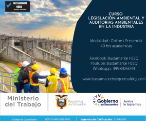 Curso Legislacion Ambiental y Auditorias Industria