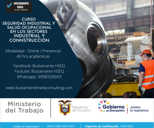 Curso SSO Industrias y Construccion