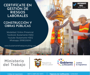 Promo Certif Gestion de Riesgos Laborales Construccion BHSEQ ok