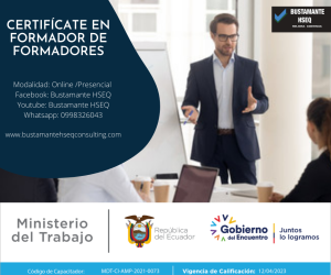 Promo Certificate en Formador de Formadores BHSEQ ok