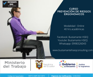 Promo Curso Prevencion Ergonomicos