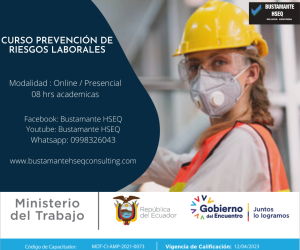 Promo Curso Prevencion de Riesgos Laborales