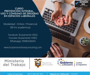 Promo Curso Prevenco integral drogas