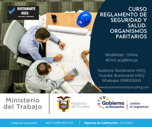 Promo Curso Reglamento y Comites Paritarios